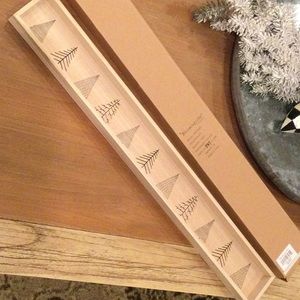 Bloomingville 31.5” Long Wooden Tray .. NWT